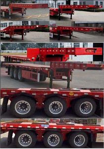 Lujitong  LSJ9400TDP Low flatbed semi-trailer