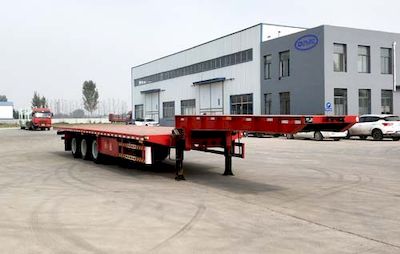 Lujitong  LSJ9400TDP Low flatbed semi-trailer