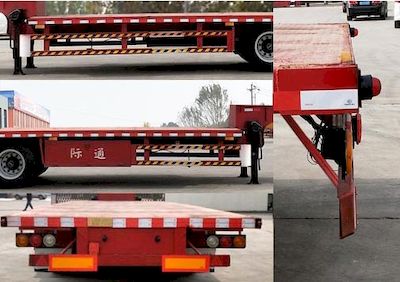 Lujitong  LSJ9400TDP Low flatbed semi-trailer