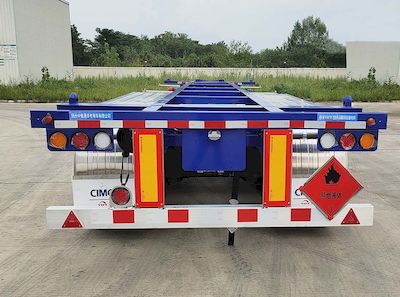 Tonghua  THT9401TWYC Transport semi-trailer of dangerous goods tank frame