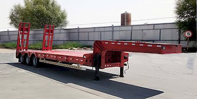 Junhua Xing brand automobiles LJH9401TDP Low flatbed semi-trailer