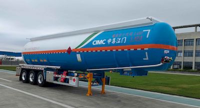 CIMC ZJV9408GRYJMA Flammable liquid tank transport semi-trailer