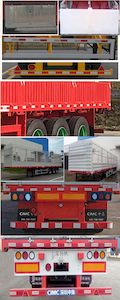 CIMC ZJV9404CCYSZ Gantry transport semi-trailer