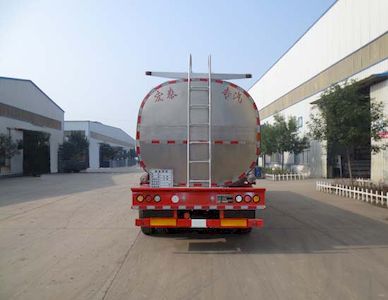 Zhengkang Hongtai brand automobiles HHT9400GYS Liquid food transportation semi-trailer