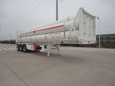 Lanneng  ZLN9402GGY Hydraulic sub station high-pressure gas long pipe semi-trailer