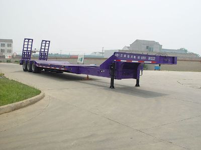 Jianghuai Yangtian CXQ9340TDPTelescopic low flatbed semi-trailer