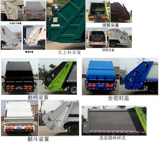 Fengba  STD5186ZYSGF6 Compressed garbage truck