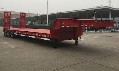 Huajun  ZCZ9408TDPJ Low flatbed semi-trailer