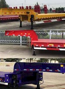 Huajun  ZCZ9408TDPJ Low flatbed semi-trailer