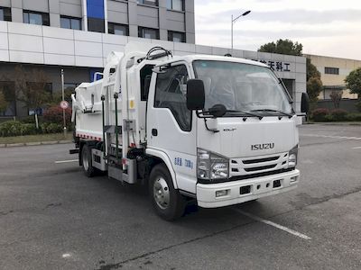 Sanli  CGJ5070ZZZQLE6 Hydraulic Lifter Garbage truck 