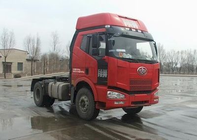 Jiefang Automobile CA4180P63K2A3E Flat head diesel semi-trailer tractor