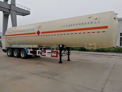 Lu Zheng  ZBR9382GDY Low temperature liquid transport semi-trailer