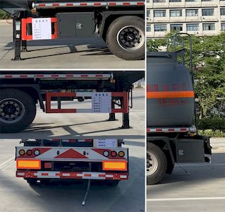 Chufei  CLQ9401GRYB Flammable liquid tank transport semi-trailer