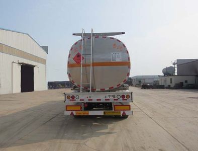 Zhengkang Hongtai brand automobiles HHT9400GRYD Aluminum alloy flammable liquid tank transport semi-trailer