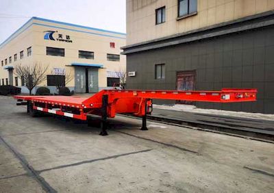 Wanqi AutomobileCTD9182TDPLow flatbed semi-trailer