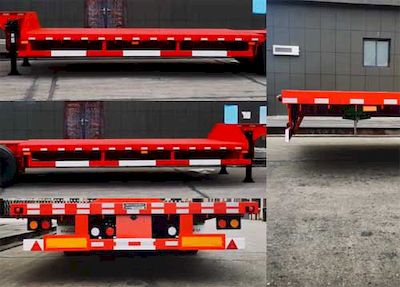 Wanqi Automobile CTD9182TDP Low flatbed semi-trailer