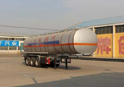 Tongyada  CTY9403GRYML Flammable liquid tank transport semi-trailer