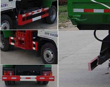 Zhongqi Liwei brand automobiles HLW5040ZZZ5BJ Hydraulic Lifter Garbage truck 