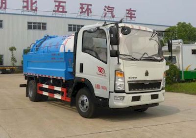 Huatong brand automobiles HCQ5147GQWZZ5 Cleaning the suction truck