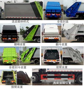 Zhongjie Automobile XZL5188ZYS6 Compressed garbage truck