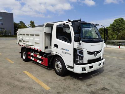 Huatong brand automobiles HCQ5120ZXLFDHEV Plug in hybrid power box type garbage truck