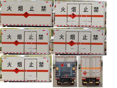 Dongfeng  EQ5075XRQ3CDFACWXP Flammable gas box transport vehicle