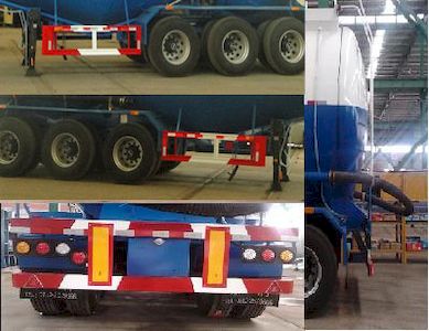 Dongrun  WSH9402GFL Medium density powder material transportation semi-trailer