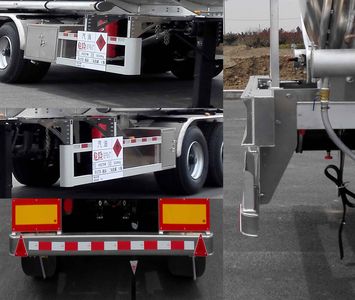 Tianming  TM9403GYY Aluminum alloy oil transport semi-trailer