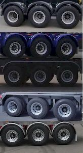 Tianming  TM9403GYY Aluminum alloy oil transport semi-trailer