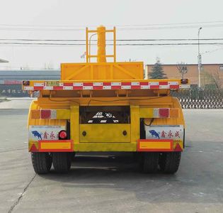 Xinyongcheng brand automobiles YJH9401ZZXPH Flat dump semi-trailer