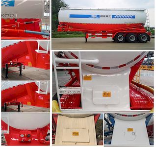 Tonghua  WTY9400GFL40 Medium density powder material transportation semi-trailer