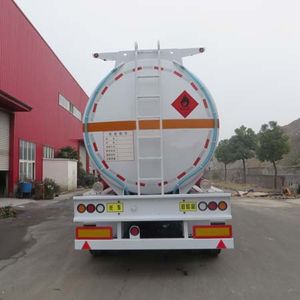 Haifulong  PC9401GRYK Aluminum alloy flammable liquid tank transport semi-trailer