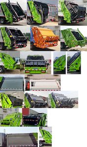 Ruili Star  RLQ5121ZYSJH6 Compressed garbage truck