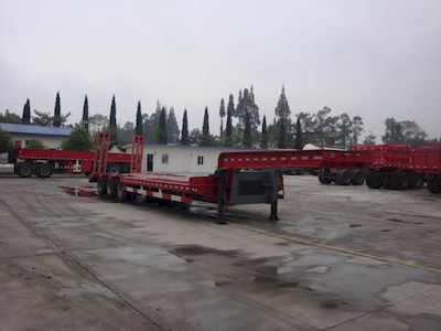 Yamakawa  SCQ9400TDP Low flatbed semi-trailer