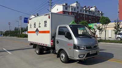 Huatong brand automobiles HCQ5035XFWE5 Corrosive goods box transport vehicle