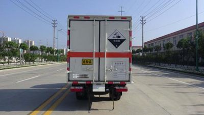 Huatong brand automobiles HCQ5035XFWE5 Corrosive goods box transport vehicle