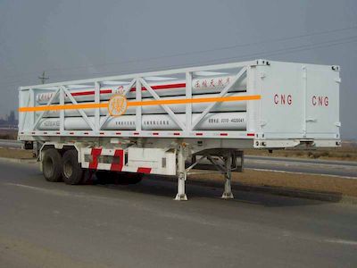 Baohuan HDS9341GGQHigh pressure gas long pipe semi-trailer