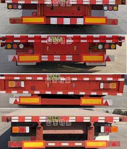 Huaxing Jiangshan brand automobiles SMW9403TDP Low flatbed semi-trailer