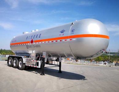 Hongtu  HT9408GYQ Semi trailer for liquefied gas transportation