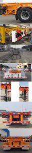 Tonghua  THT9406TJZ Container transport semi-trailer