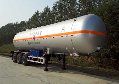 Hongtu  HT9408GYQ3A Semi trailer for liquefied gas transportation