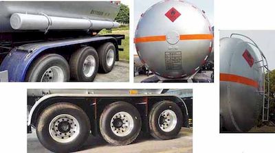 Hongtu  HT9408GYQ3A Semi trailer for liquefied gas transportation