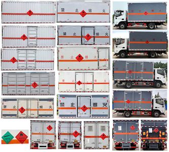 Dali  DLQ5080XRQBJ6 Flammable gas box transport vehicle