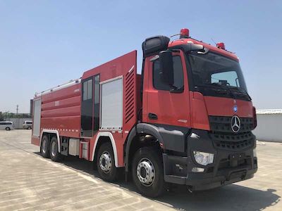 Shangge  SGX5381GXFSG180 Water tank fire truck