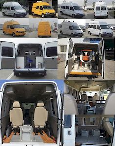 Jiangling Quanshun brand automobiles JX5035XJCZK Inspection vehicle