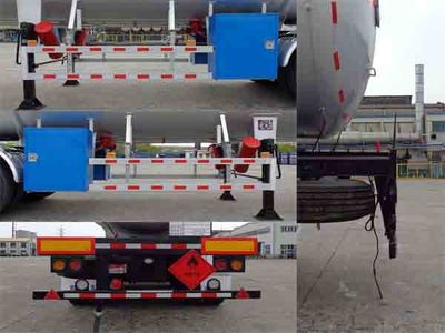 CIMC NTV9403GYQ Semi trailer for liquefied gas transportation