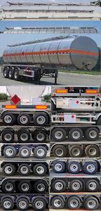 Lingyu  CLY9408GRYQ1 Flammable liquid tank transport semi-trailer