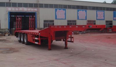 Chengshida Automobile SCD9401TDP Low flatbed transport semi-trailer