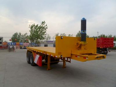 Liangxing brand automobile LX9350ZZXP Flat dump semi-trailer