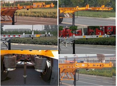 Guangda Hongyuan brand automobiles GHY9403TWY Transport semi-trailer of dangerous goods tank frame